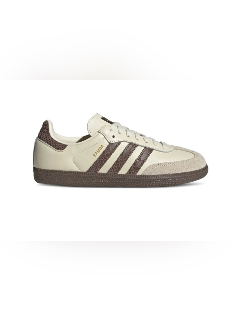 New adidas Samba OG Women Cream Earth Strata Maroon - Picture 10 of 12
